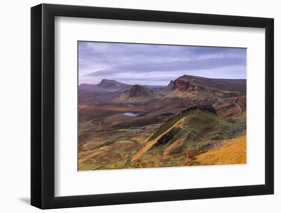 The Quiraing in morning light, Isle of Skye, Scotland, UK-Ross Hoddinott-Framed Photographic Print