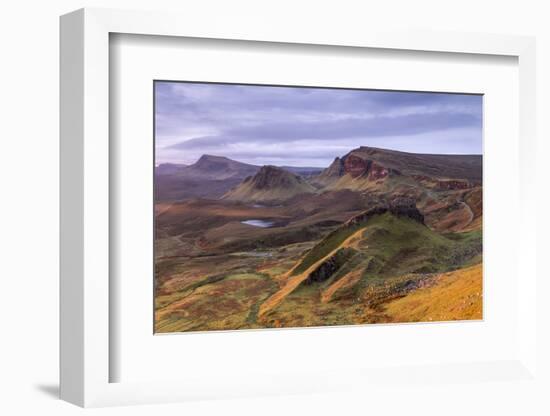 The Quiraing in morning light, Isle of Skye, Scotland, UK-Ross Hoddinott-Framed Photographic Print