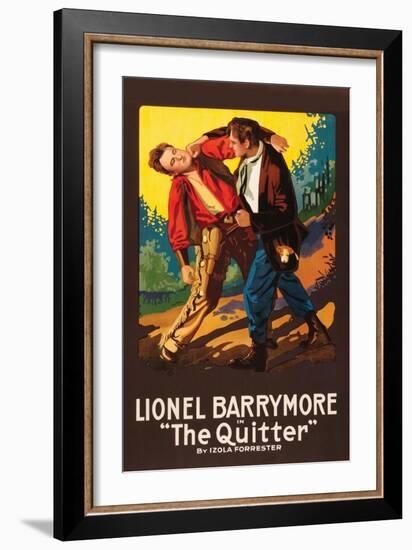 The Quitter-null-Framed Premium Giclee Print