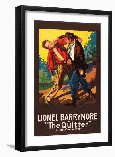 The Quitter-null-Framed Premium Giclee Print