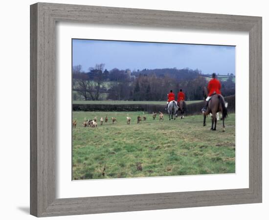 The Quorn Fox Hunt, Leicestershire, England-Alan Klehr-Framed Photographic Print