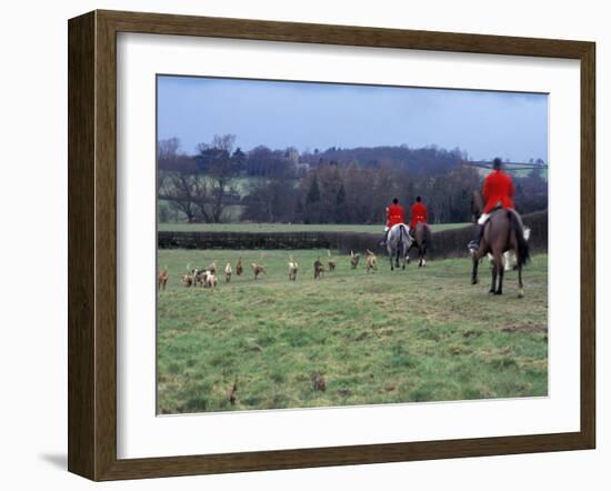 The Quorn Fox Hunt, Leicestershire, England-Alan Klehr-Framed Photographic Print