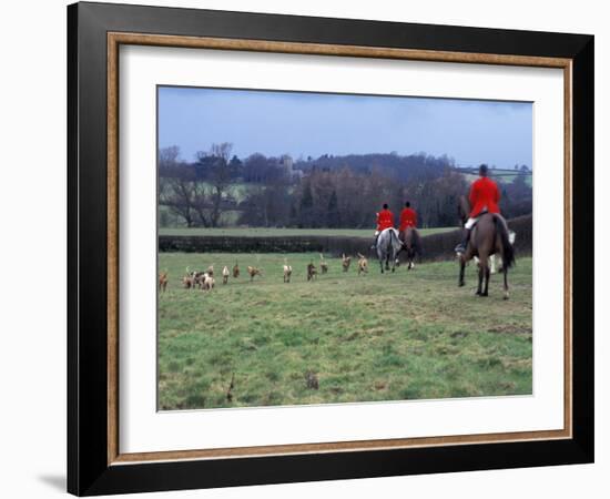 The Quorn Fox Hunt, Leicestershire, England-Alan Klehr-Framed Photographic Print