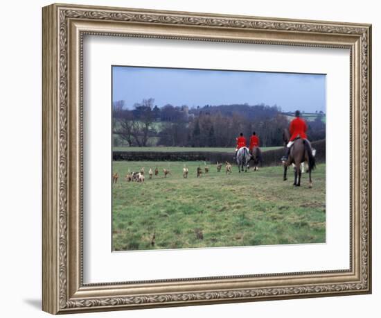 The Quorn Fox Hunt, Leicestershire, England-Alan Klehr-Framed Photographic Print