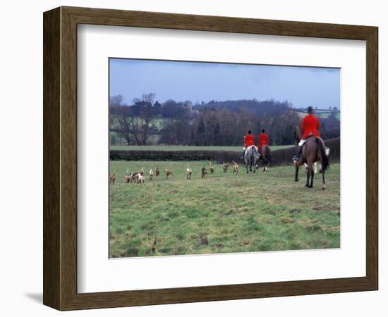 The Quorn Fox Hunt, Leicestershire, England-Alan Klehr-Framed Photographic Print