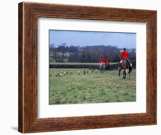 The Quorn Fox Hunt, Leicestershire, England-Alan Klehr-Framed Photographic Print