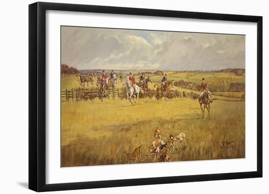 The Quorn - Gartree Hill-John King-Framed Premium Giclee Print