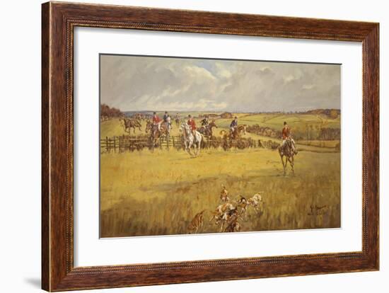 The Quorn - Gartree Hill-John King-Framed Premium Giclee Print