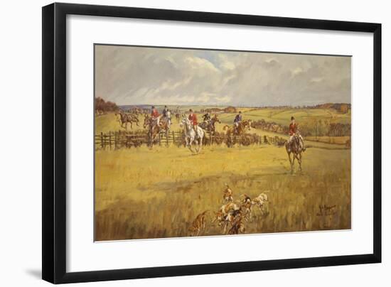 The Quorn - Gartree Hill-John King-Framed Premium Giclee Print