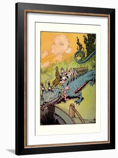 The Quox-John R. Neill-Framed Art Print