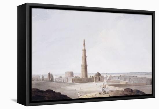 The Qutb Minar, Delhi, C. 1789-Thomas & William Daniell-Framed Premier Image Canvas