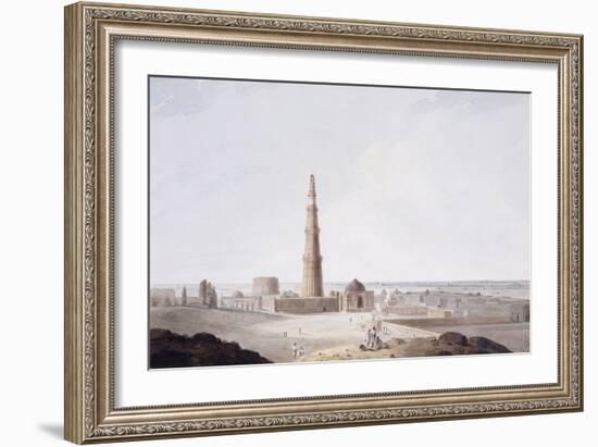 The Qutb Minar, Delhi, C. 1789-Thomas & William Daniell-Framed Giclee Print