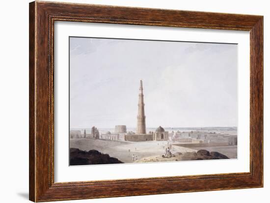 The Qutb Minar, Delhi, C. 1789-Thomas & William Daniell-Framed Giclee Print