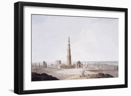 The Qutb Minar, Delhi, C. 1789-Thomas & William Daniell-Framed Giclee Print