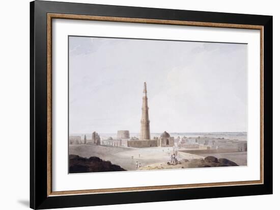 The Qutb Minar, Delhi, C. 1789-Thomas & William Daniell-Framed Giclee Print