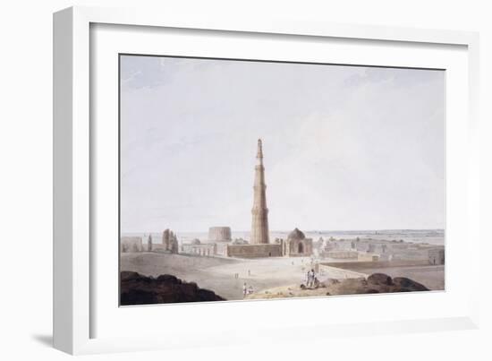 The Qutb Minar, Delhi, C. 1789-Thomas & William Daniell-Framed Giclee Print