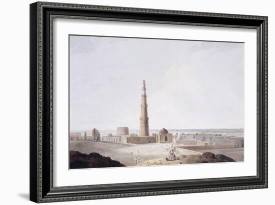 The Qutb Minar, Delhi, C. 1789-Thomas & William Daniell-Framed Giclee Print