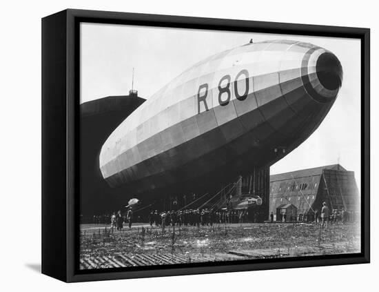 The R80 Airship Being Launched from Its Shed, July 1920-null-Framed Premier Image Canvas