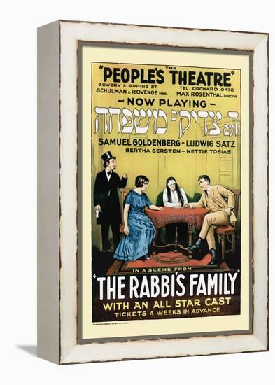 The Rabbi's Family-null-Framed Stretched Canvas