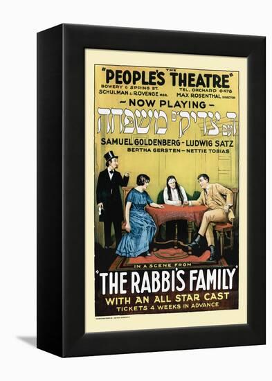 The Rabbi's Family-null-Framed Stretched Canvas