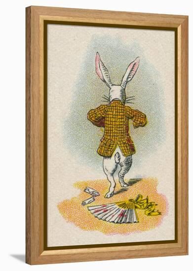 The Rabbit Running Away, 1930-John Tenniel-Framed Premier Image Canvas
