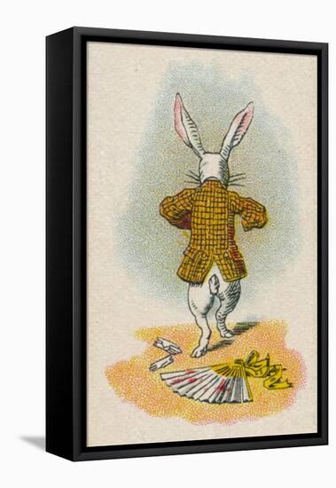 The Rabbit Running Away, 1930-John Tenniel-Framed Premier Image Canvas