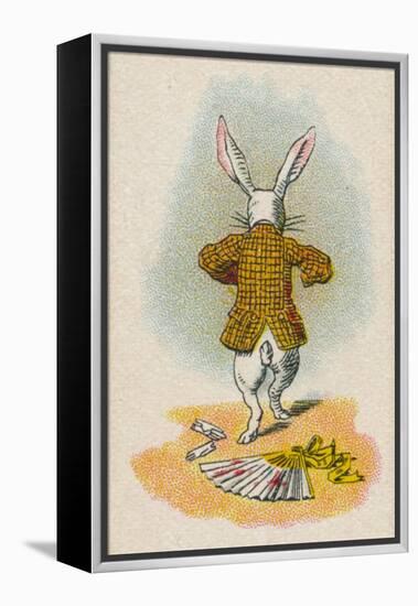 The Rabbit Running Away, 1930-John Tenniel-Framed Premier Image Canvas