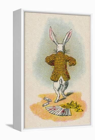 The Rabbit Running Away, 1930-John Tenniel-Framed Premier Image Canvas