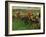 The Race Course: Amateur Jockeys Near a Carriage, 1876-1887-Edgar Degas-Framed Giclee Print
