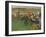 The Race Course, Amateur Jockeys Near a Carriage, circa 1876-87-Edgar Degas-Framed Giclee Print