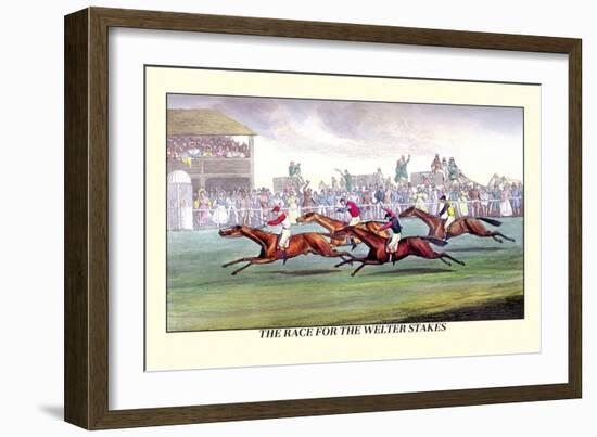 The Race for the Welter Stakes-Henry Thomas Alken-Framed Art Print