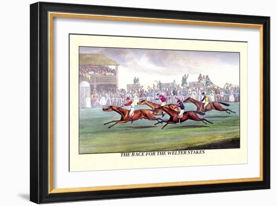 The Race for the Welter Stakes-Henry Thomas Alken-Framed Art Print