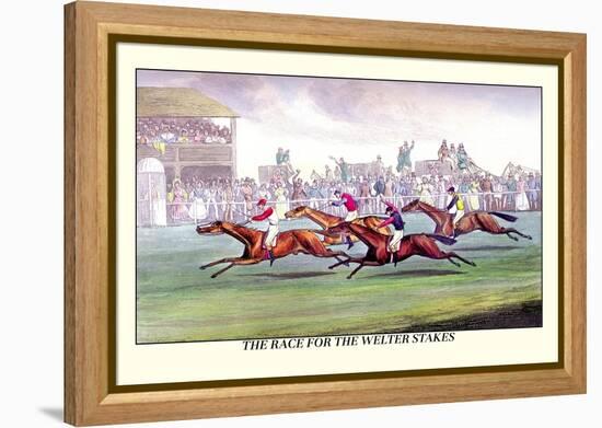 The Race for the Welter Stakes-Henry Thomas Alken-Framed Stretched Canvas