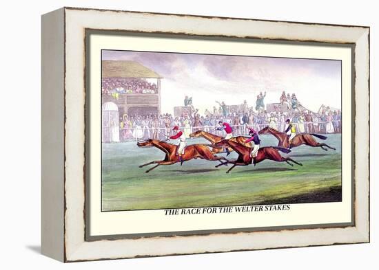 The Race for the Welter Stakes-Henry Thomas Alken-Framed Stretched Canvas