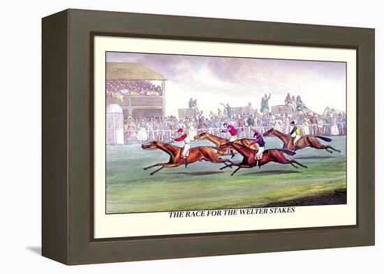 The Race for the Welter Stakes-Henry Thomas Alken-Framed Stretched Canvas