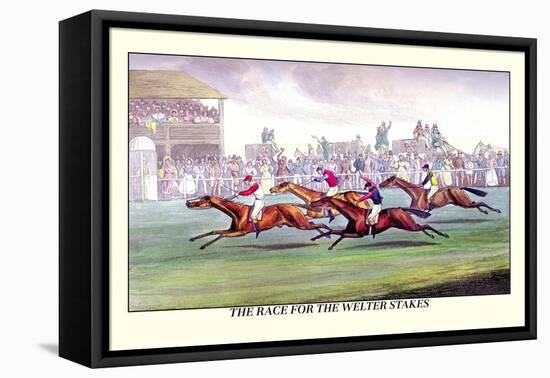 The Race for the Welter Stakes-Henry Thomas Alken-Framed Stretched Canvas