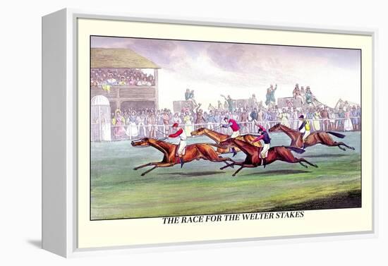 The Race for the Welter Stakes-Henry Thomas Alken-Framed Stretched Canvas