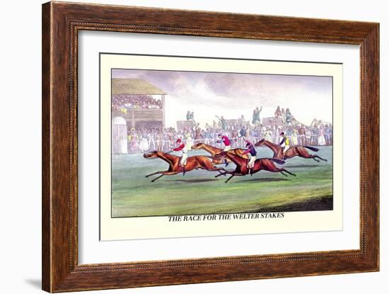 The Race for the Welter Stakes-Henry Thomas Alken-Framed Art Print