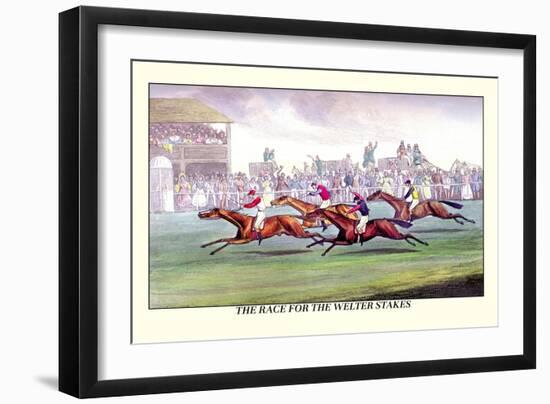 The Race for the Welter Stakes-Henry Thomas Alken-Framed Art Print