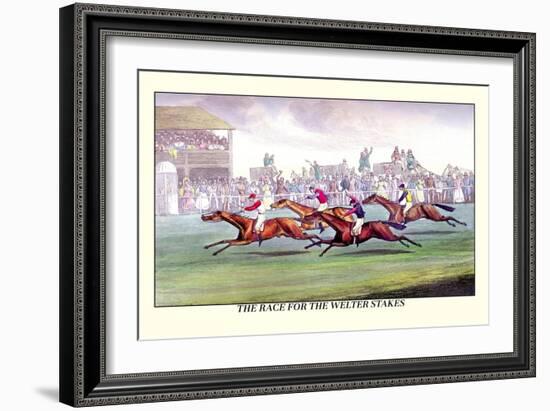 The Race for the Welter Stakes-Henry Thomas Alken-Framed Art Print