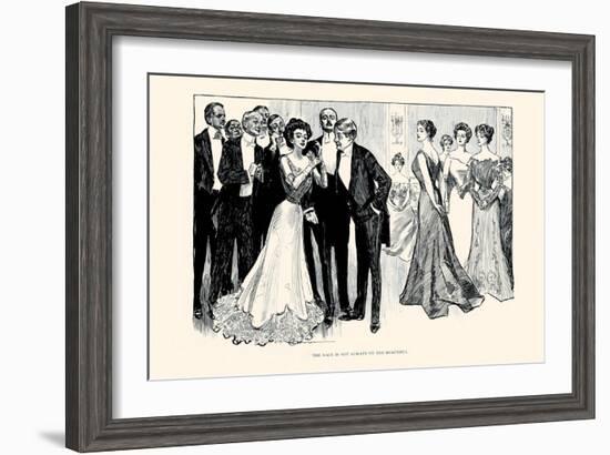 The Race Is Not Always To the Beautiful-Charles Dana Gibson-Framed Art Print