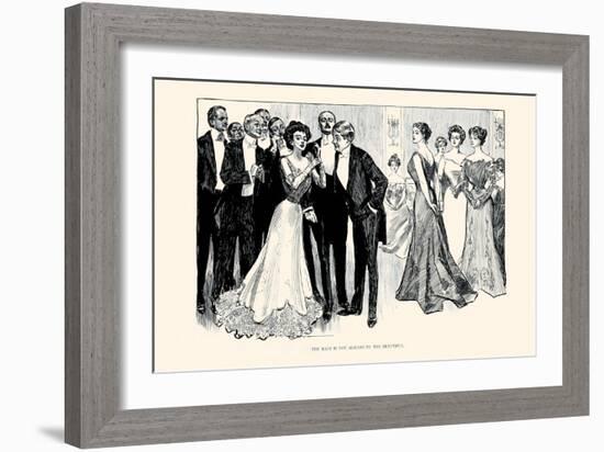 The Race Is Not Always To the Beautiful-Charles Dana Gibson-Framed Art Print