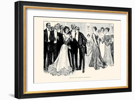 The Race Is Not Always To the Beautiful-Charles Dana Gibson-Framed Art Print