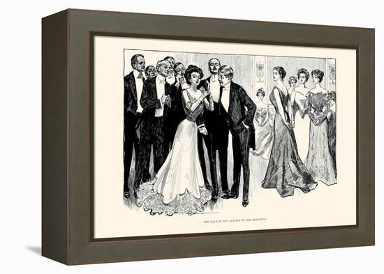 The Race Is Not Always To the Beautiful-Charles Dana Gibson-Framed Stretched Canvas