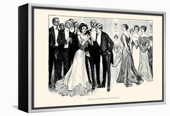 The Race Is Not Always To the Beautiful-Charles Dana Gibson-Framed Stretched Canvas