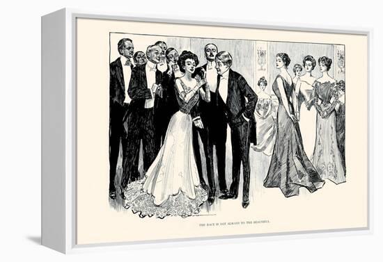 The Race Is Not Always To the Beautiful-Charles Dana Gibson-Framed Stretched Canvas