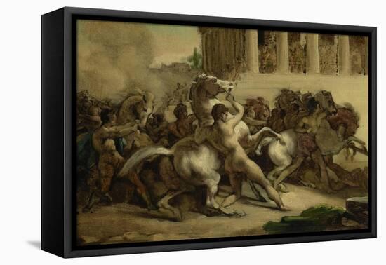 The Race of the Riderless Horses, 1817-Theodore Gericault-Framed Premier Image Canvas