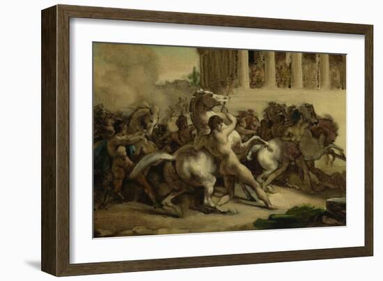 The Race of the Riderless Horses, 1817-Theodore Gericault-Framed Giclee Print