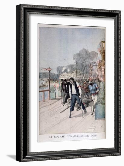 The Race of the Wooden Legs, 1895-Henri Meyer-Framed Giclee Print