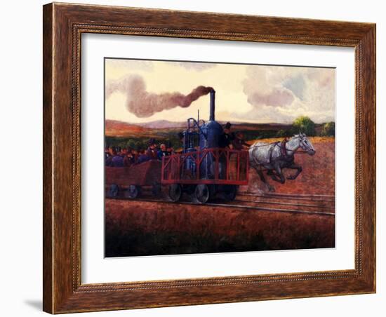 The Race of Tom Thumb-Herbert Stitt-Framed Giclee Print